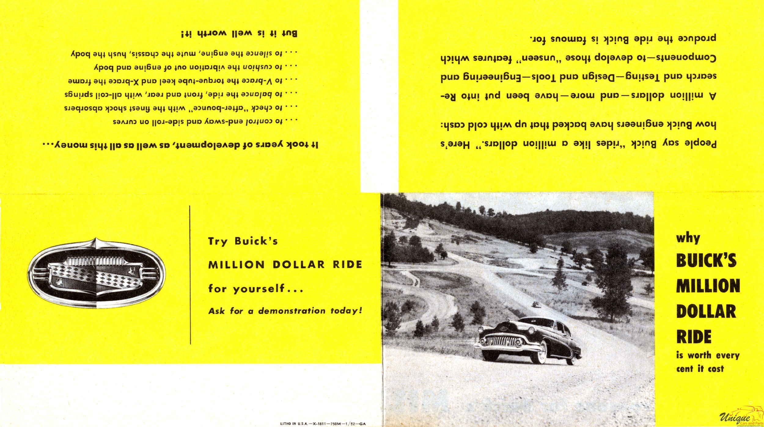 1952 Buick Million Dollar Ride Foldout Page 2
